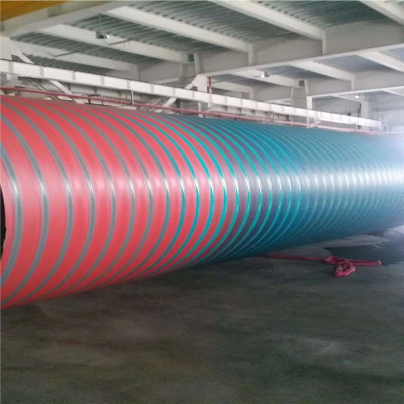Ligne d'extrusion de tuyaux hélicoïdaux à double paroi en HDPE