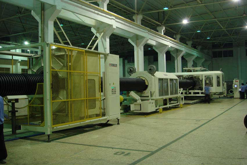 Machine de tuyaux ondulé à double paroi PVC PVC