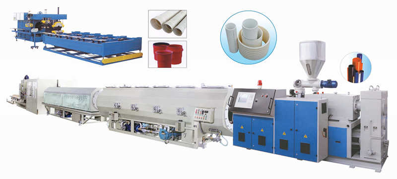 PVC Ligne de production de tuyaux de drianage de grand diamètre